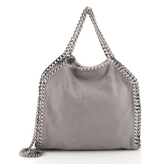 Stella McCartney Falabella Fold Over Crossbody Bag Shaggy Deer Mini
