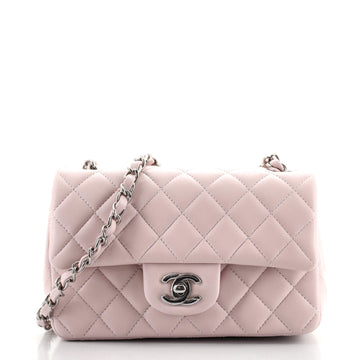 Chanel Classic Single Flap Bag Quilted Lambskin Mini