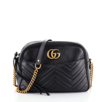 Gucci GG Marmont Shoulder Bag Matelasse Leather Medium