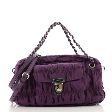 Prada Gaufre Front Pocket Camera Bag Tessuto