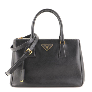 Prada Double Zip Lux Tote Saffiano Leather Small