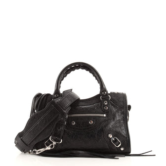 Balenciaga City Classic Studs Bag Leather Mini