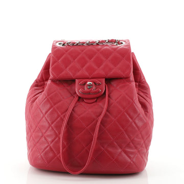 Chanel Covered CC Chain Backpack Stitched Lambskin Small