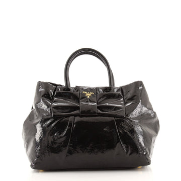 Prada Bow Tote Patent Small