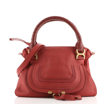 Chloe Marcie Satchel Leather Medium