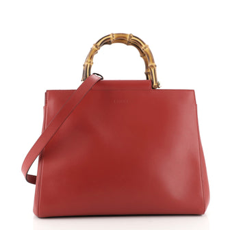 Gucci Nymphaea Tote Leather Medium