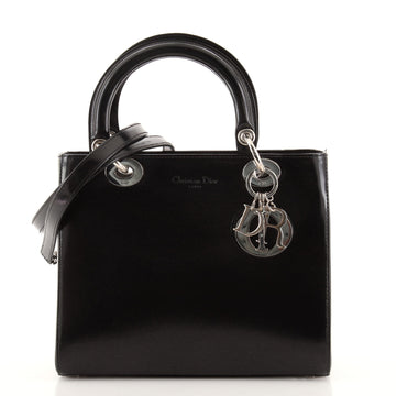 Christian Dior Vintage Lady Dior Bag Patent Medium