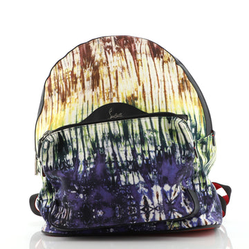 Christian Louboutin Backloubi Backpack Printed Canvas Medium