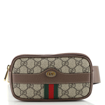 Gucci Ophidia Belt Bag GG Coated Canvas Mini