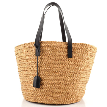 Saint Laurent Panier Basket Shopper Raffia Medium
