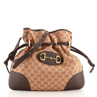 Gucci 1955 Horsebit Messenger Bag GG Canvas Large