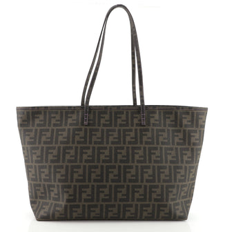 Fendi Roll Tote Zucca Coated Canvas Large
