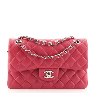 Chanel Classic Double Flap Bag Quilted Lambskin Small