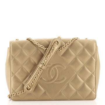 Chanel Diamond CC Flap Bag Quilted Lambskin Small