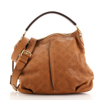 Louis Vuitton Selene Handbag Mahina Leather PM