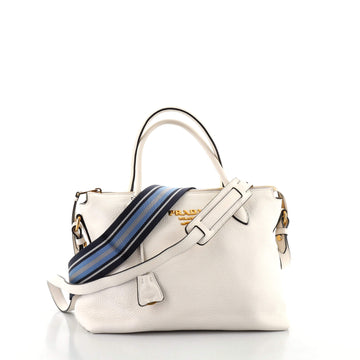 Prada Dual Strap Zip Tote Vitello Daino Medium