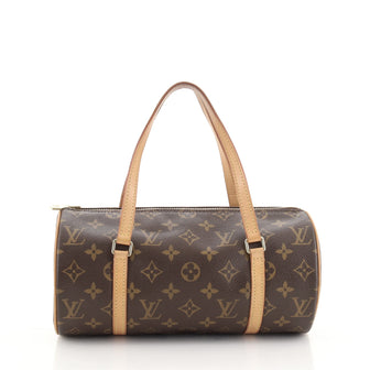 Louis Vuitton Papillon Handbag Monogram Canvas 26