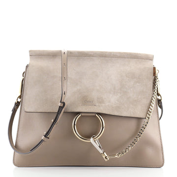 Chloe Faye Shoulder Bag Leather Medium