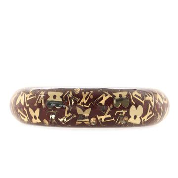 Louis Vuitton Inclusion Bangle Bracelet Resin with Crystals GM