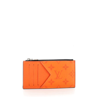Louis Vuitton Coin Card Holder Monogram Taigarama