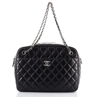 Chanel Camera Case Bag Quilted Lambskin Large