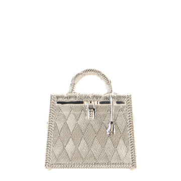 Hermes Curiosite Kelly Guilloche Charm Metal
