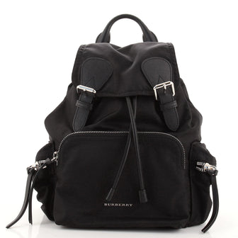 Burberry Rucksack Backpack Nylon with Leather Medium