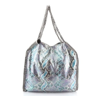 Stella McCartney Falabella Tote Faux Python Large