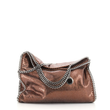 Stella McCartney Falabella Fold Over Bag Faux Python