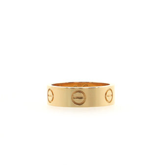 Cartier Love Band Ring 18K Yellow Gold