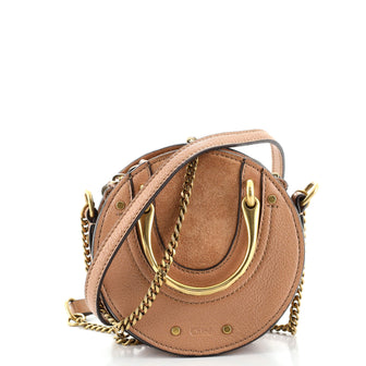 Chloe Pixie Crossbody Bag Leather with Suede Mini