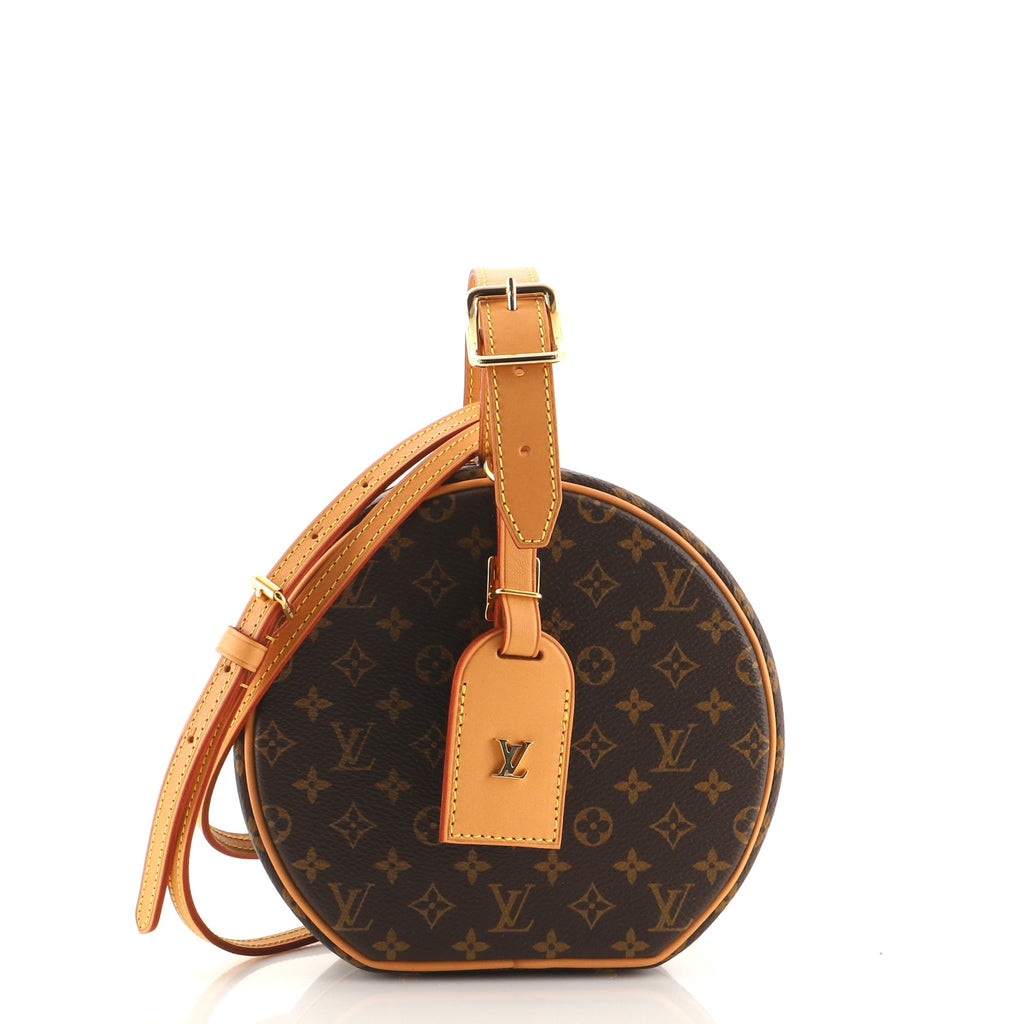 Louis Vuitton Petite Boite Chapeau Bags Brown Leather ref.764385