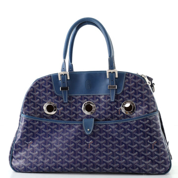 Goyard Hulot Pet Carrier Coated Canvas PM