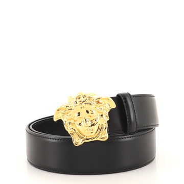 Versace Medusa Buckle Belt Leather Wide