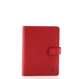 Louis Vuitton Ring Agenda Cover Epi Leather MM