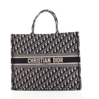 Christian Dior Book Tote Oblique Canvas