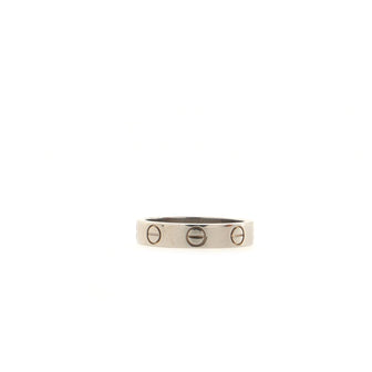 Cartier Love Wedding Band Ring 18K White Gold