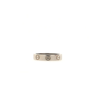 Cartier Love Wedding Band Ring 18K White Gold