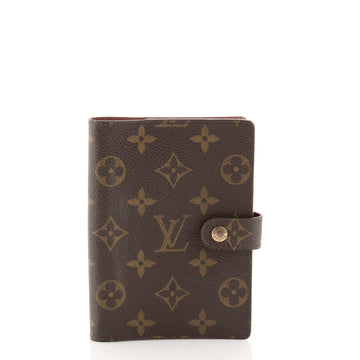 Louis Vuitton Ring Agenda Cover Monogram Canvas PM