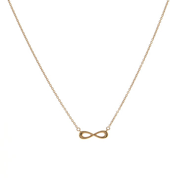 Tiffany & Co. Infinity Pendant Necklace 18K Rose Gold