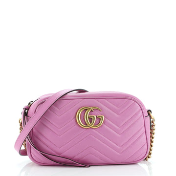 Gucci GG Marmont Shoulder Bag Matelasse Leather Small