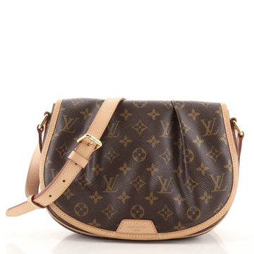 Louis Vuitton Menilmontant Handbag Monogram Canvas PM