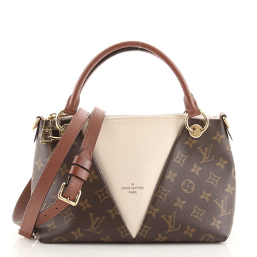 Louis Vuitton V Tote Monogram Canvas and Leather BB