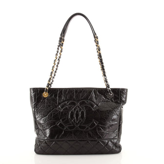 Chanel Paris-31 Rue Cambon Timeless CC Shopping Tote Quilted Shiny Aged Calfskin Medium