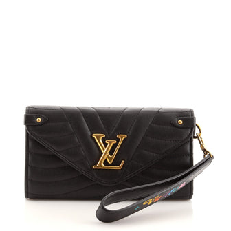 Louis Vuitton New Wave Long Wallet Quilted Leather
