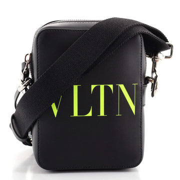 Valentino VLTN Square Crossbody Bag Printed Leather Small