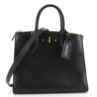 Louis Vuitton City Steamer Handbag Leather PM