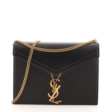 Saint Laurent Cassandra Chain Shoulder Bag Leather Small