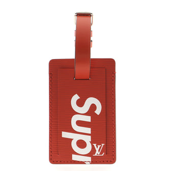 Louis Vuitton Luggage Tag Limited Edition Supreme Epi Leather