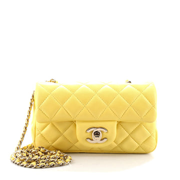 Chanel Classic Single Flap Bag Quilted Lambskin Extra Mini